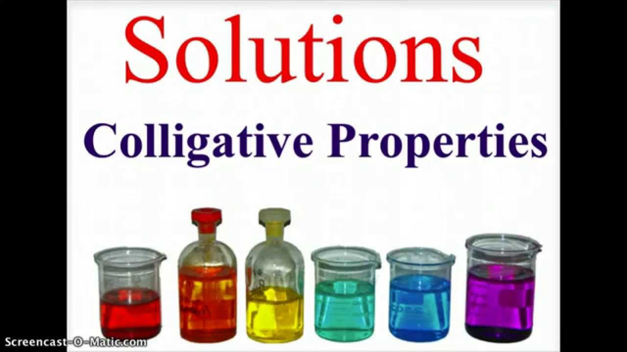 Colligative Properties