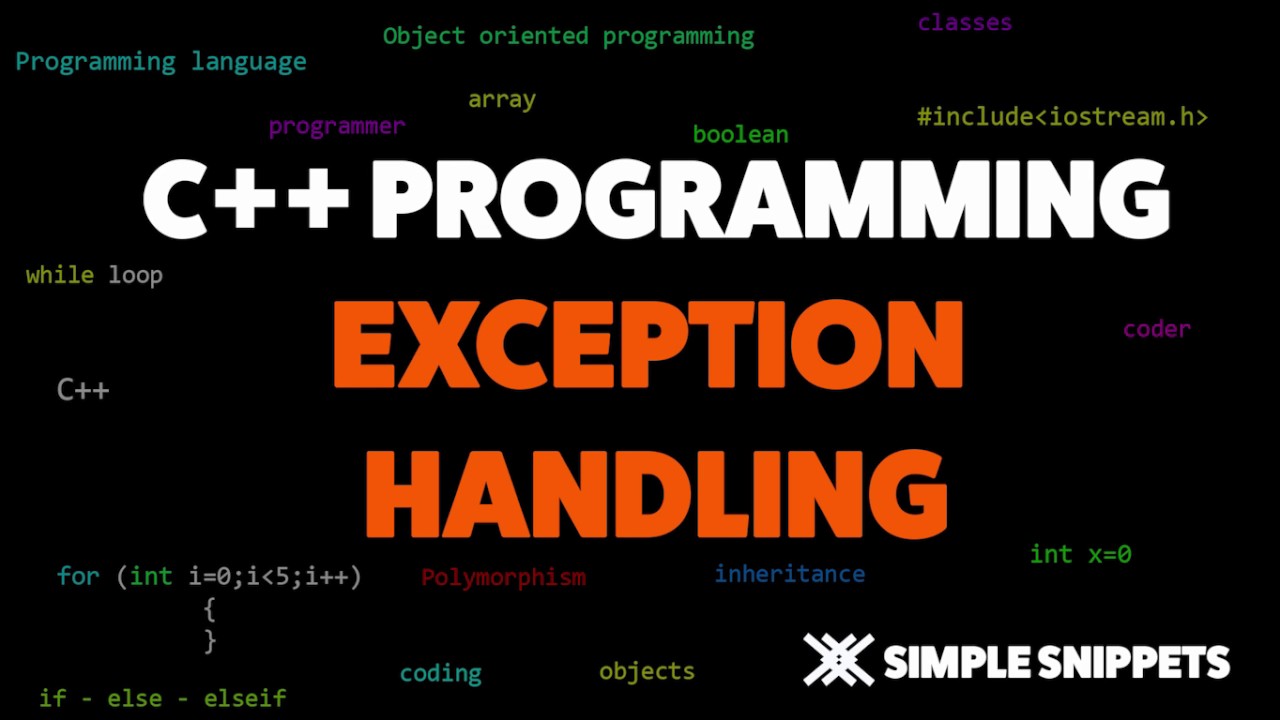 C Plus Plus Exception Handling