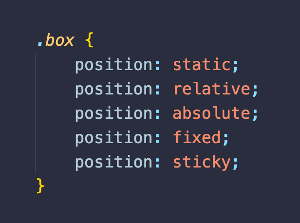 Positioning Elements